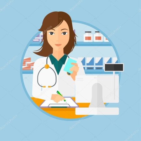 Фармацевт нарисованный