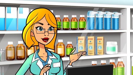 Фармацевт мультяшный