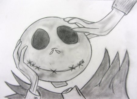 Рисунки на Хэллоуин карандашом