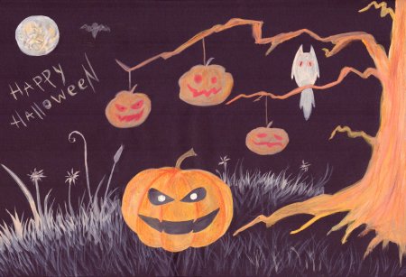 Рисунки на Хэллоуин
