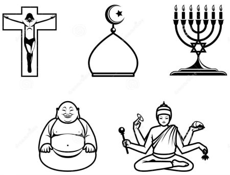 Мировые религии раскраски
