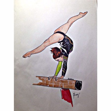 Акробатика рисование