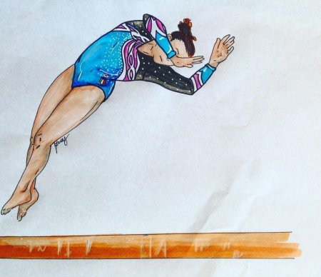 Спортивная гимнастика иллюстрации