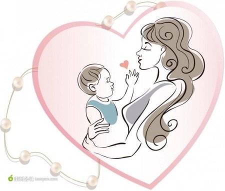 Мать и дитя иллюстрации