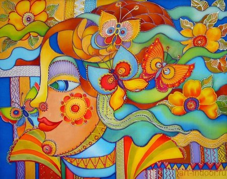 Мордовский батик