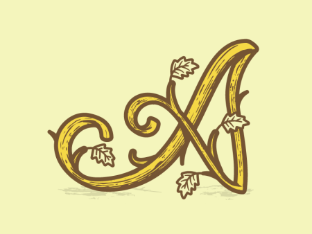 Буквы старинные красивые