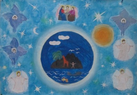 Сотворение мира картинки для детей воскресной школы