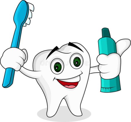 Зубной мультяшный