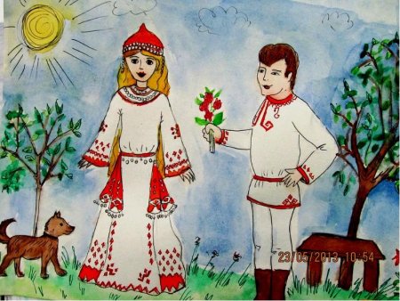 Чуваши рисунок