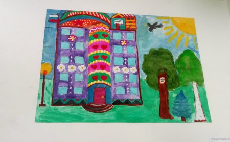 Многоквартирный дом карикатура