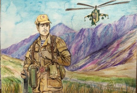 Рисунок на тему защитники Отечества