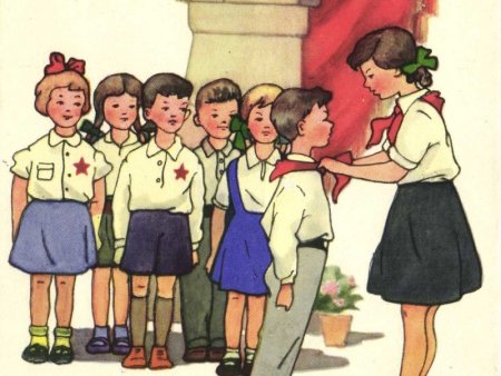 Октябрята пионеры школа СССР