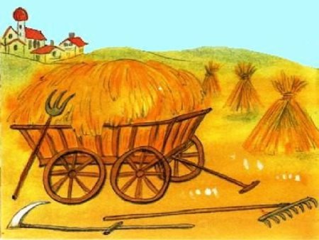 Рисование на тему сбор урожая