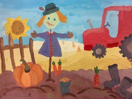 Рисование праздник урожая