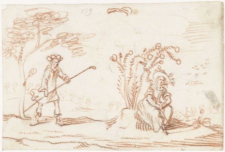 Пастораль рисунок карандашом