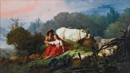 Франсуа Буше пастух и пастушка