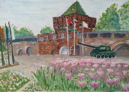 Оборона Тулы рисунок