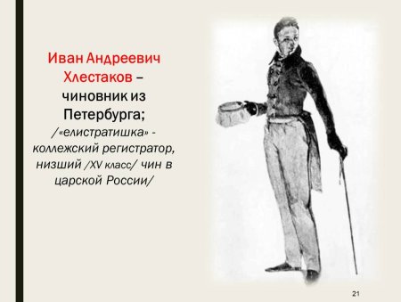 Иван Александрович Хлестаков Ревизор образ