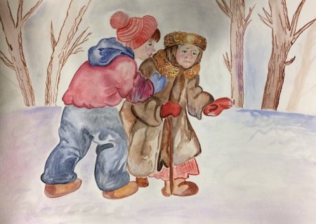 Рисунки на тему добрые дела детей