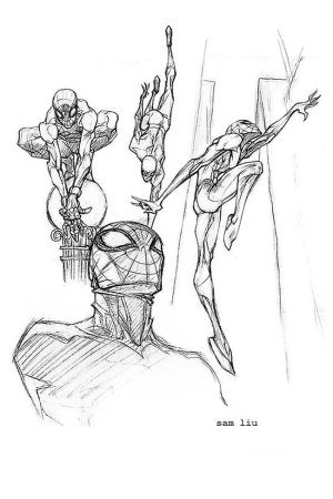 Человек паук скетч
