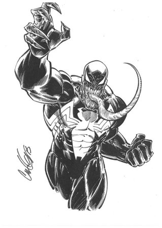 Патрик Браун рисунки Венома