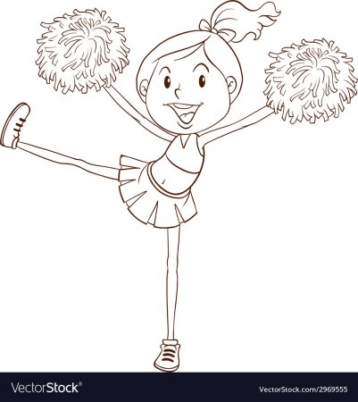 Раскраска Черлидинг