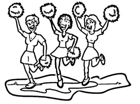 Танцы раскраска для детей