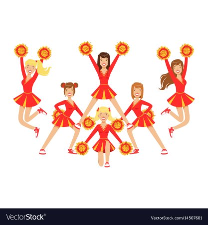 Элементы черлидинга для дошкольников