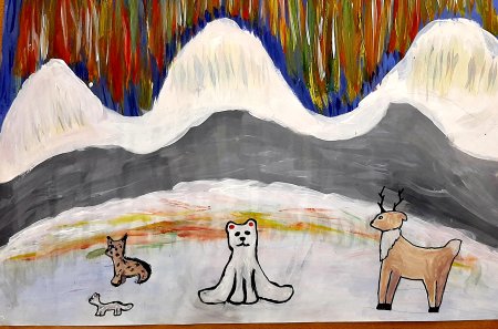 Детский рисунок Арктики