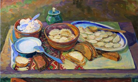 Пельмени в живописи