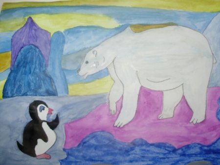Арктика рисунок