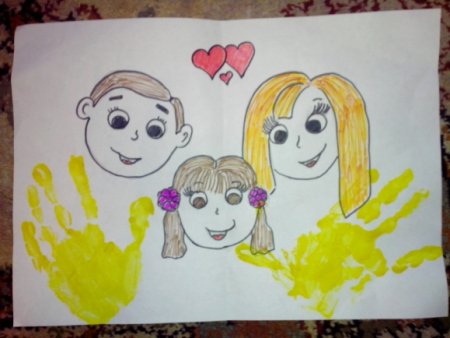 Конкурс рисунков на тему семья