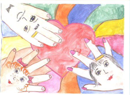 Конкурс рисунков на тему семья