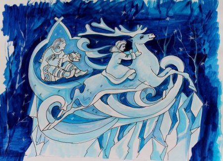 Снежная Королева рисунок