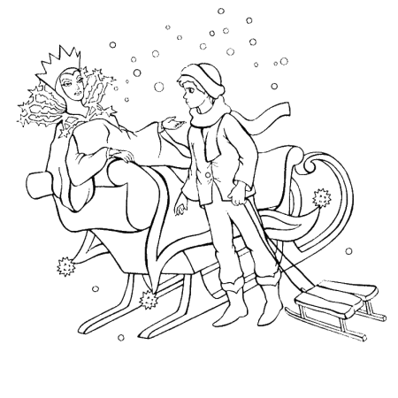 Снежная Королева рисунок