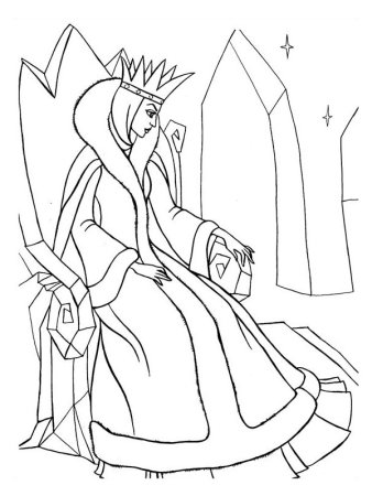 Снежная Королева карандашом