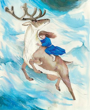 Снежная Королева карандашом