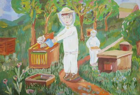 Пасека рисунок