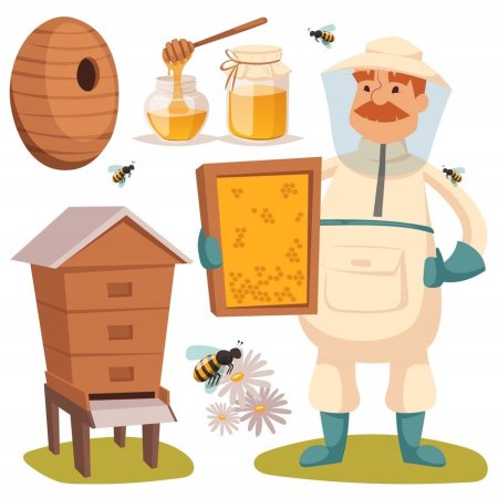 Дети на пасеке