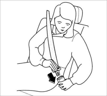 Пристегни ремень раскраска