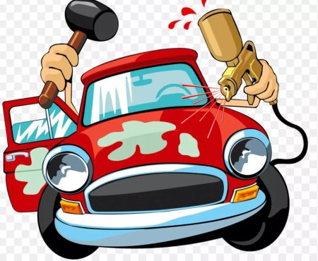 Автомеханик мультяшный