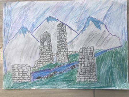 Осетия рисунки