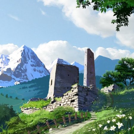 Вайнахские башни арт