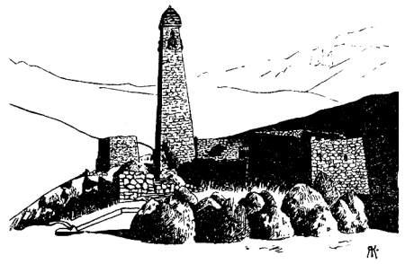 Сторожевые башни Чечни вектор