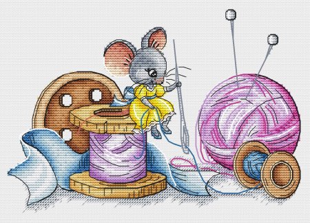 Вышивка рукодельница