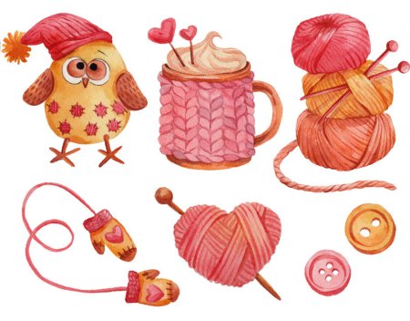 Стикеры для вязальщиц