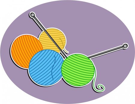 Вязальный логотип