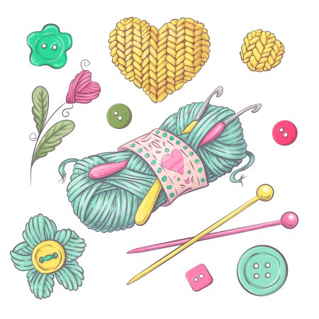 Вязание иллюстрация