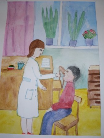Рисунок на тему моя профессия доктор