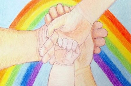 Рисунок на тему мы вместе